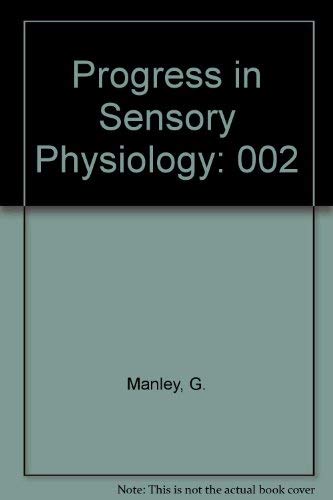 Progress Sensory Physiol 0387109234 Book Cover