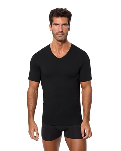 Abanderado Camiseta de Manga Corta Cuello Pico con tecnología termorreguladora Regul'activ Hombre x1