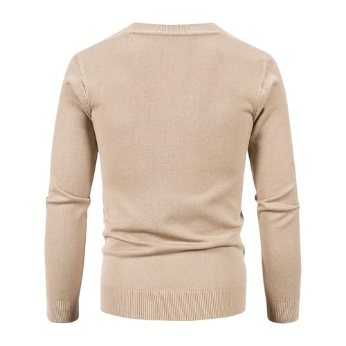 Men's Cardigan Sweater Long Sleeve Casual V Neck Button Down Knitted Sweaters Lightweight Slim FIt Knitwear Pullover2