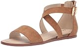 LifeStride Women's Riley Sandal, Tan, 9.5 Wide