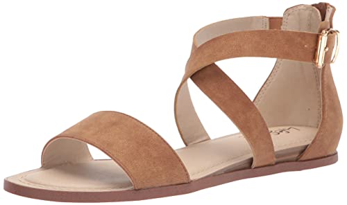 Lifestride Women's Riley Sandal, Tan, 9.5 Wide #TOP12