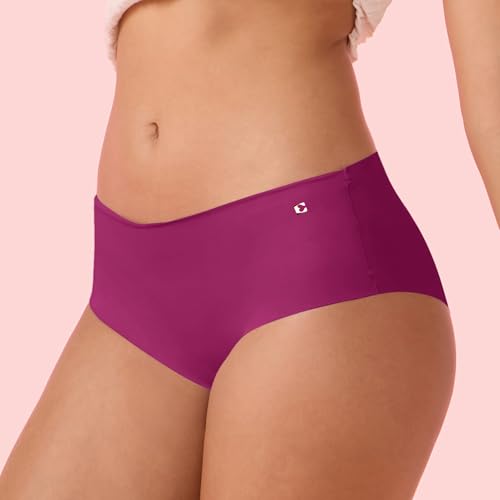 Image of Enamor Innovations Invisi, All Day Comfort, Mid Waist Hipster Panty for Women - No Visible Panty Lines, Sweat Wicking, Free Cut, Full Coverage - PH40