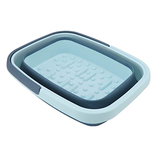 Bañera plegable de silicona para pies con asa miniatura 4