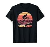 Camiseta retro vintage de Santa Cruz para los amantes de la bicicleta