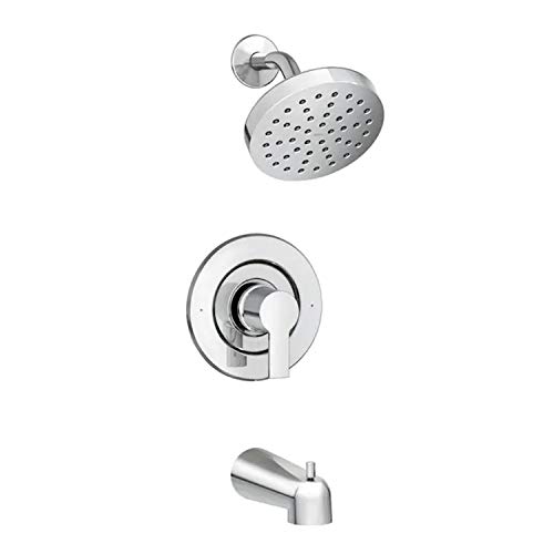 Moen Rinza Chrome Grifo para Bañera y Ducha con Válvula miniatura 1