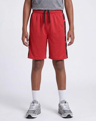 Image of 5 Pack Boys' Mesh Athletic Shorts Basketball Kids Soccer Sports Pockets