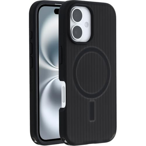 Image of OtterBox iPhone 16 Symmetry Series Soft Touch - Dark Echo | Soft-Touch Silicone, Sleek Rubber Design, Ultra-Slim Phone Case for Apple iPhone with Raised Edges & Drop Protection