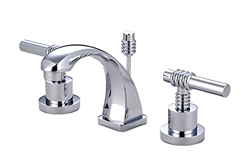 Kingston Brass KS4941ML Milano Mini Widespread Lavatory Faucet, Polished Chrome
