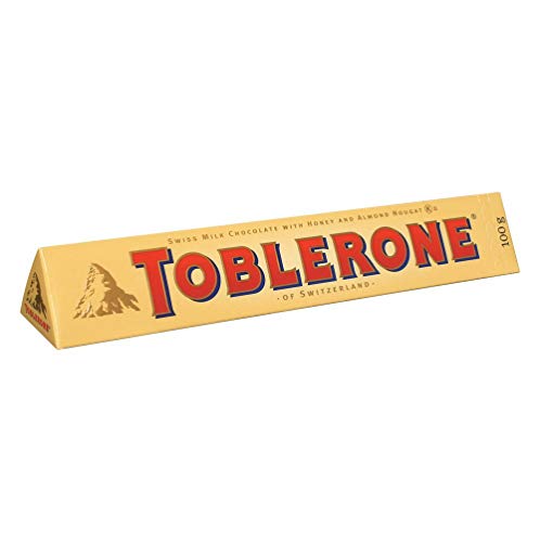 Toblerone Swiss Made Milk Chocolate, 100 Gram (Pack Of 20, 1.500 Kg)