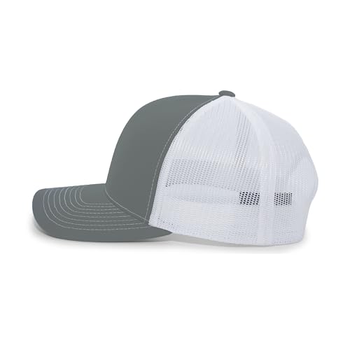 Image of Pacific Headwear Contrast Stitch Trucker Snapback