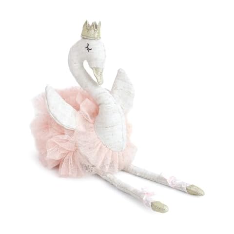 MON AMI Layla The Ballerina Plush White Swan Stuffed Animal 12”, Premium Soft Ballet Swan Toy for Girls, Room Décor, Great Gift for Kids of All Ages Cover