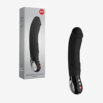 Fun Factory BIG BOSS - BLACK LINE - vibrador G5 XXL recargable para mujer punto G negro de silicona medica
