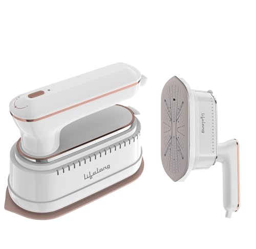 Lifelong-1250-Watt-Mini-Travel-Steam-Iron-Handheld-Portable-Steam-Iron-90-ml-Tank-Capacity-LLGRMS901-White