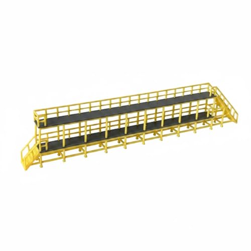 Passerelle ferroviaire à 2 niveaux avec échelle de service miniature pour modélisme