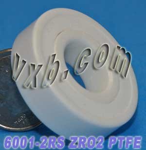6001-2RS Full Ceramic Sealed Bearing 12x28x8 ZrO2 Ball Bearings