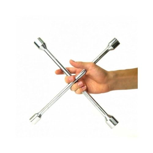 Chave de Roda Cruz Universal Automotiva Carro 17x19x21x23mm - Starfer