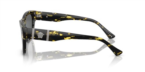 Image of Versace Man Sunglasses Havana Frame, Dark Grey Lenses, 55MM