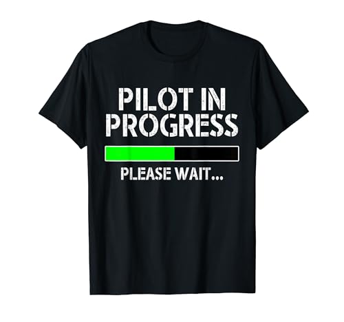 Piloto en curso | Pilotos Aviación Avión Volando | Piloto Camiseta