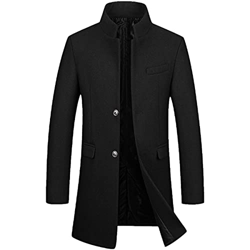 Manteau d'hiver pour hommes Manteau en cachemire Roquorl veste en laine de loisirs