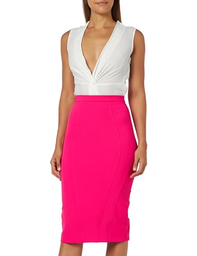 Pinko Placa Falda Crepe Técnico, N17, 44 para Mujer