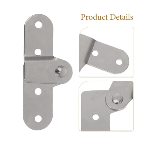 Charnière d'échelle portable compacte réversible pour marche pliante - 5