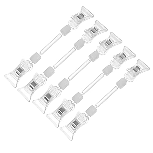 Scicalife 5Pcs Preço Tag Mercadoria Sign Clip Clips Grampo Suporte Do Sinal de Reutilização de Merca