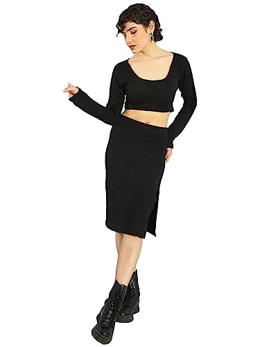 Image of KOTTY Women Polyester Co-ords Dress Set