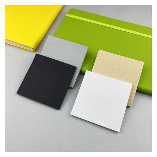 Bloc-notes autocollant kraft vierge gris pour organiser le bureau - 6