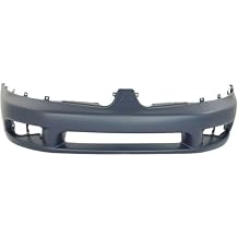 Bumper Cover 1pc Front Primed Plastic W/Fog Lamp Holes for Mitsubishi for Galant DE/ES/GTZ/LS 2002-2003 9616574 MI1000276