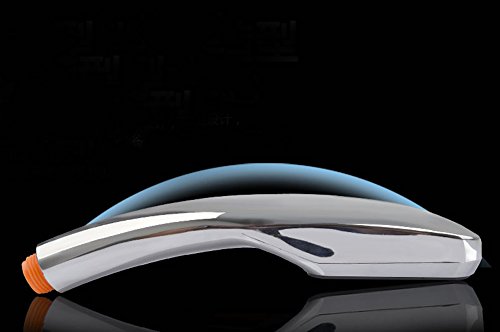 Joyoldelf 30% Water Saving 300 Holes Bathroom Handheld Shower Head with 300% Turbocharged Pressure - Chrome Plated [Energy Class A+] [Energy Class A+]