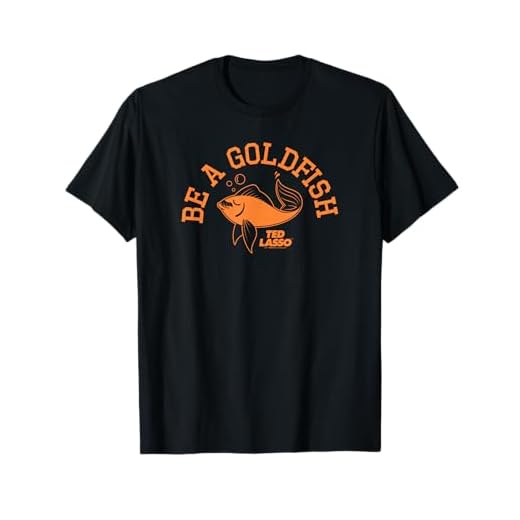 Ted Lasso Be A Goldfish Collegiate Short Sleeve T-Shirt