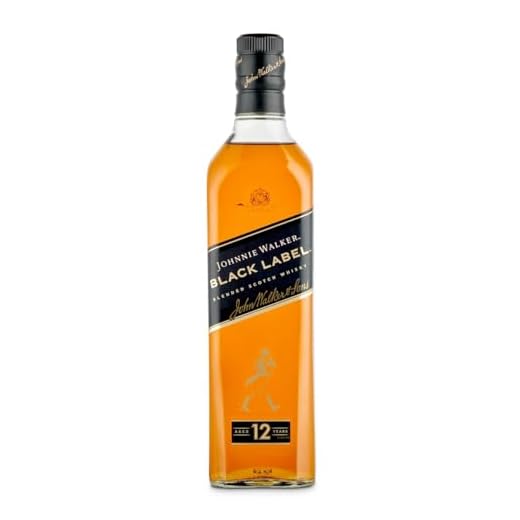 Johnnie Walker Black label, Whisky escocés blended 12 años, 700 ml