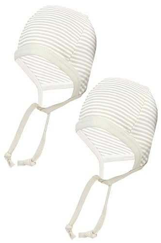 TupTam Unisex Baby Erstlingsmütze zum Binden 2er Pack, Farbe:...