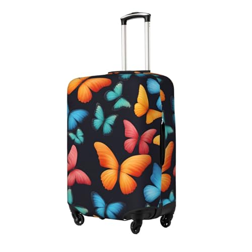 Housse de protection valise extensible noire XL contre rayures et chocs