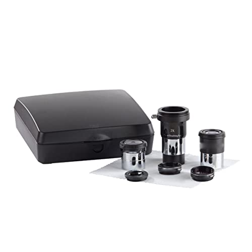 Kit de accesorios para telescopio Spotting 94307 con oculares PL y lente Barlow 2X 1.25"