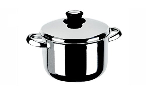 Preisvergleich Produktbild Inoxibar 60814 Suppentopf mit Deckel aus Stahl 14 cm Form