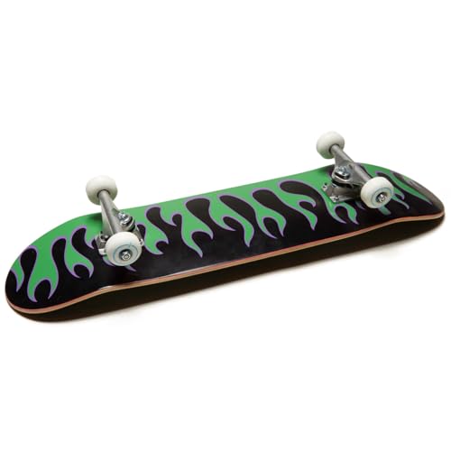 Image of [CCS] Skateboard Complete | Maple Wood | Professional Grade | Fully Assembled with Skate Tool & Stickers | Adults, Kids, Teens, Youth | Boys & Girls