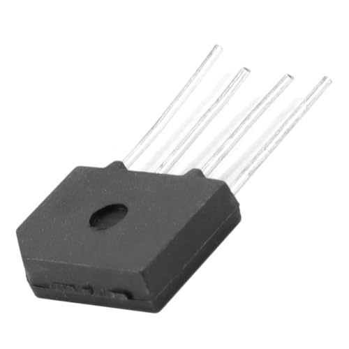 Voyoo 10 Stück KBP210 Brückengleichrichterdiode einphasig, 1000 V / 2A, Vollwelle 2Amp 700Volt Elektronische Siliziumdioden, 4Pins