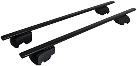 OMAC Roof Rack Cross Bars for Land Rover Range Rover Velar 2018-2025 Lockable 165Lbs Metal Black 2Pcs fits Cargo Carriers Kayak Canoe Bike Snowboard