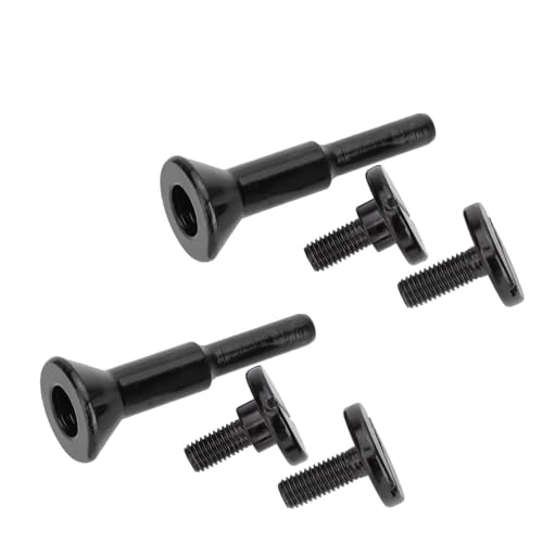 Conjunto de 2 mandris de montagem com mandril de 0,9 cm e 0,6 cm para discos de moagem de lâmina de