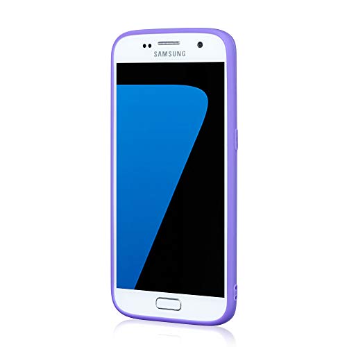 Technext020 Galaxy S7 Purple Case, Galaxy S7 Case Silicone Protective Back Cover Slim Fit Samsung Galaxy S7 Bumper #TOP3