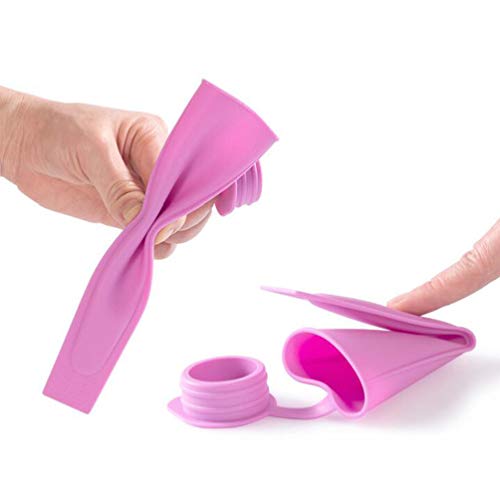 Hemoton Molde de Picolé de Silicone de 8 Pacotes - Molde de Pop de Gelo Moldes de Picolé Com Tampas