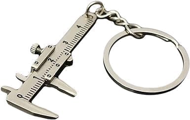 Mini Vernier Caliper Keychain Zinc Alloy 3D Movable Precision Miniature Pocket Vernier Caliper Keyring-1PC-image-47