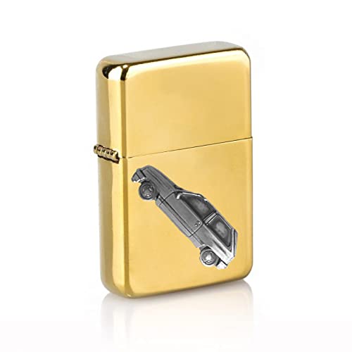 Briquet à essence coupe-vent rechargeable Corsa doré 3D