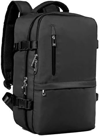 Hayayu Hand Luggage 40 x 25 x 18 cm for Ryanair Cabin Luggage, 18 L Travel Backpack, Waterproof Hand Luggage, Aircraft Backpack, Travel Rucksack, Daypacks, School Backpack, Travel Backpack, Schwarz.a