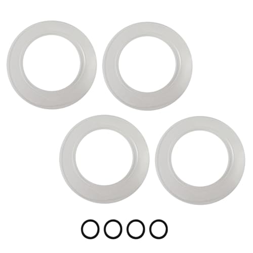 Upgraded 4 Packs 7301111-0070A Flush Valve Seal Kit for American Standard Toilets, for Champion 4 Tank and Eljer Titan 4 Model Toilets,Includes 4 Canister Seals and O-Rings