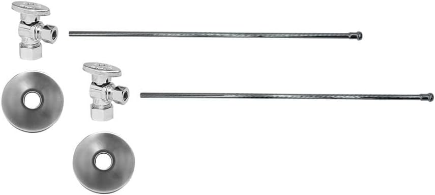 Mountain Plumbing MT493BO-NL-CPB Polished Chrome Universal Lavatory Supply Kit - Angle