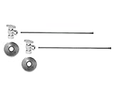 Mountain Plumbing MT493BO-NL-MB Matte Black Universal Lavatory Supply Kit - Angle