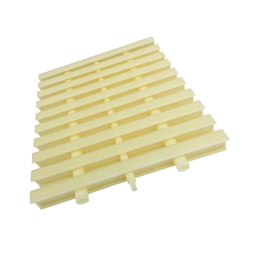 Grille de débordement pour piscine extérieure tapis de drainage couleur os terrasse et douche