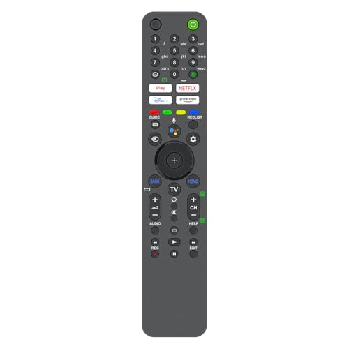 AULCMEET RMF-TX521E Telecomando di Ricambio Vocale Compatibile con Sony 4K OLED Smart TV KD-50X80J KD-50X81J KD-50X82J KD-55X80J KD-55X81J KD55X80J KD50X89J KD50X82J KD50X81J KD50X80J KD43X89J